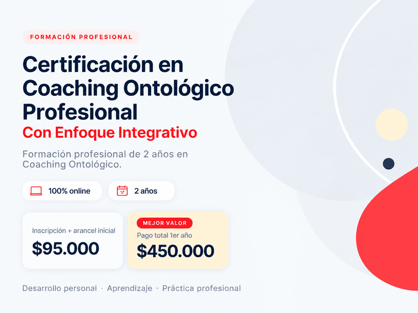 Certificación en Coaching Ontológico Profesional – Con Enfoque Integrativo